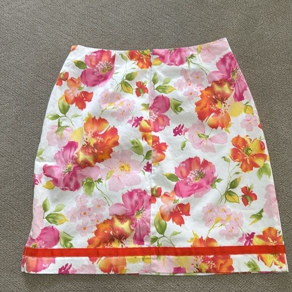 Dress Barn Floral Print Skirt size 10 - Picture 4 of 12